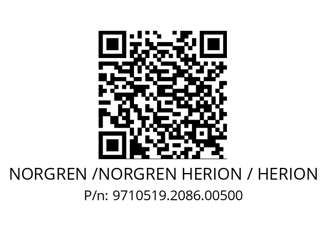   NORGREN /NORGREN HERION / HERION 9710519.2086.00500