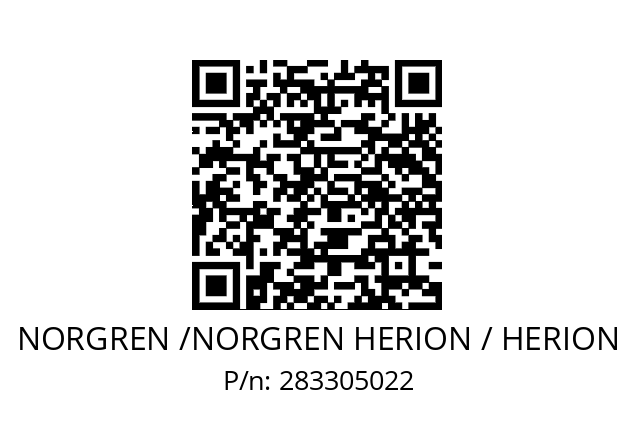   NORGREN /NORGREN HERION / HERION 283305022