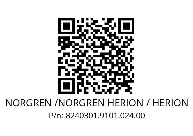   NORGREN /NORGREN HERION / HERION 8240301.9101.024.00