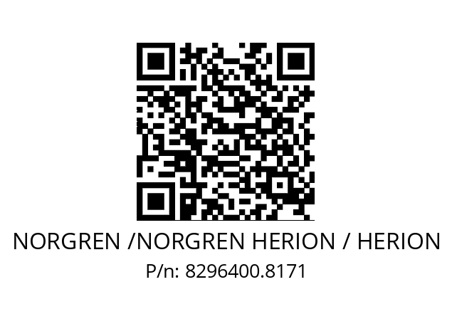   NORGREN /NORGREN HERION / HERION 8296400.8171