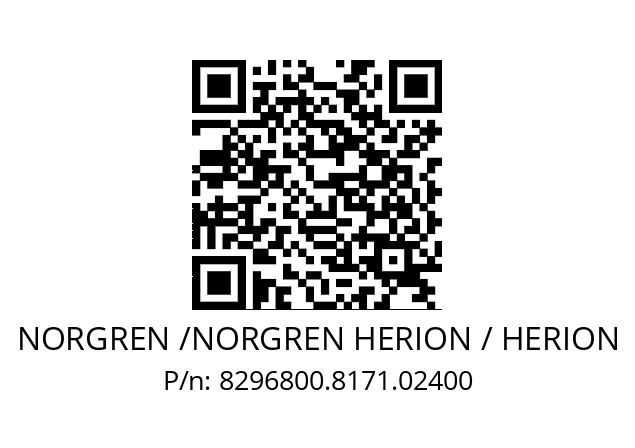   NORGREN /NORGREN HERION / HERION 8296800.8171.02400