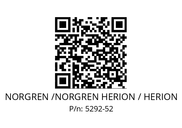   NORGREN /NORGREN HERION / HERION 5292-52