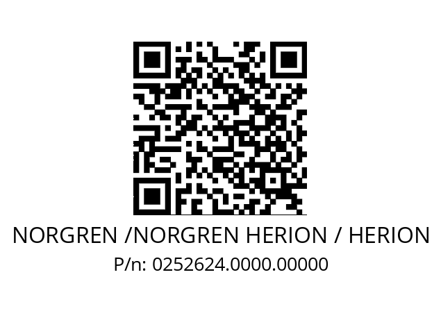   NORGREN /NORGREN HERION / HERION 0252624.0000.00000