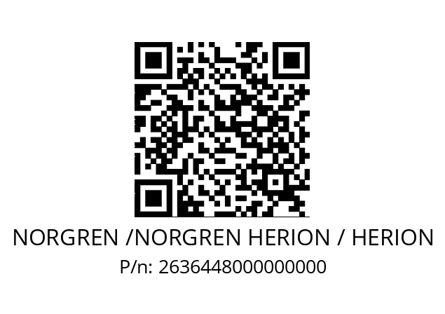   NORGREN /NORGREN HERION / HERION 2636448000000000