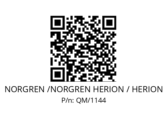   NORGREN /NORGREN HERION / HERION QM/1144