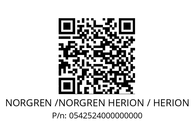   NORGREN /NORGREN HERION / HERION 0542524000000000