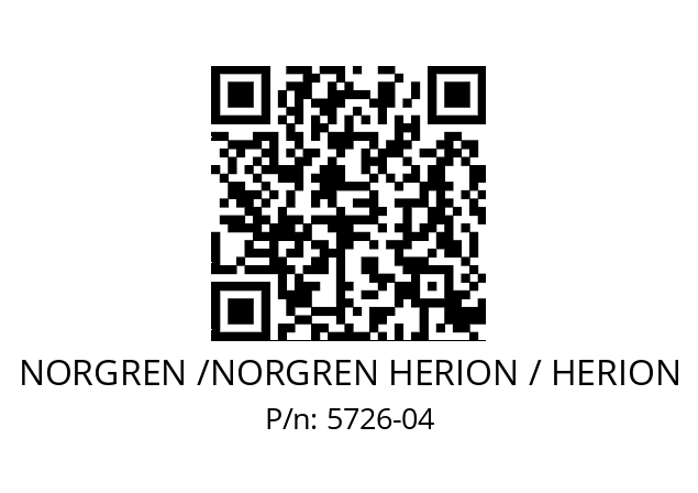   NORGREN /NORGREN HERION / HERION 5726-04