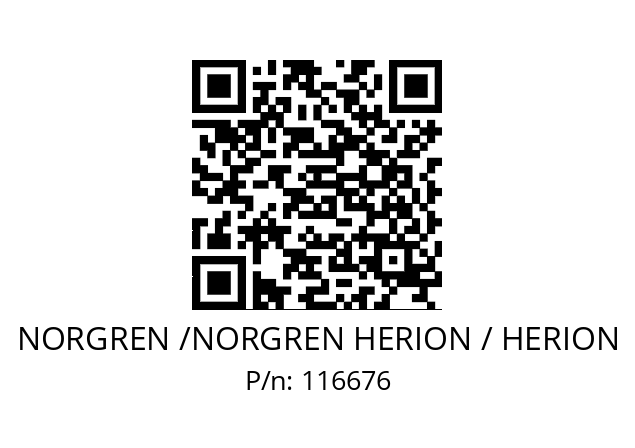   NORGREN /NORGREN HERION / HERION 116676