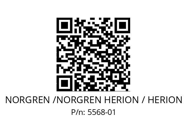   NORGREN /NORGREN HERION / HERION 5568-01