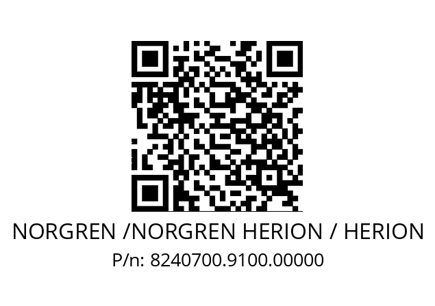   NORGREN /NORGREN HERION / HERION 8240700.9100.00000