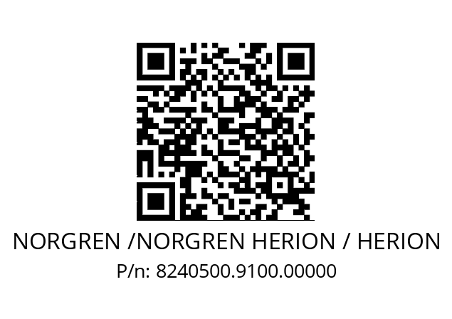   NORGREN /NORGREN HERION / HERION 8240500.9100.00000