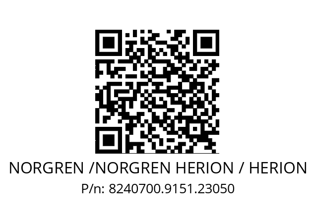   NORGREN /NORGREN HERION / HERION 8240700.9151.23050