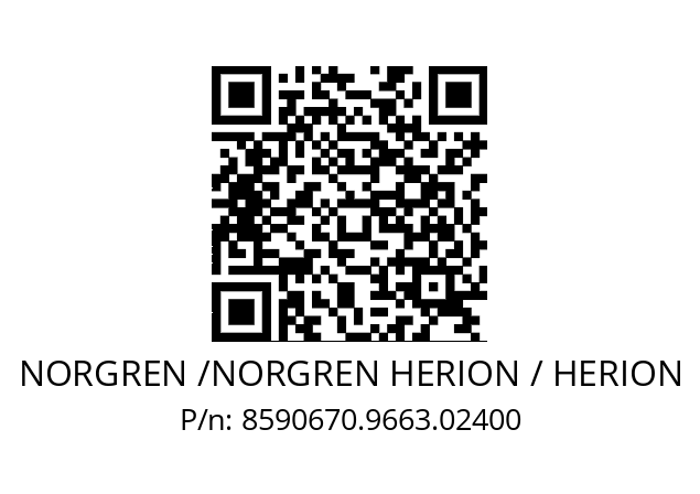   NORGREN /NORGREN HERION / HERION 8590670.9663.02400