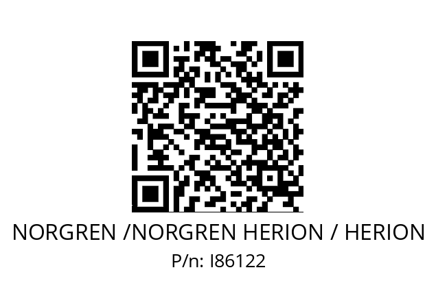   NORGREN /NORGREN HERION / HERION I86122