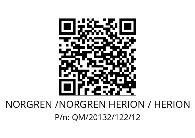   NORGREN /NORGREN HERION / HERION QM/20132/122/12