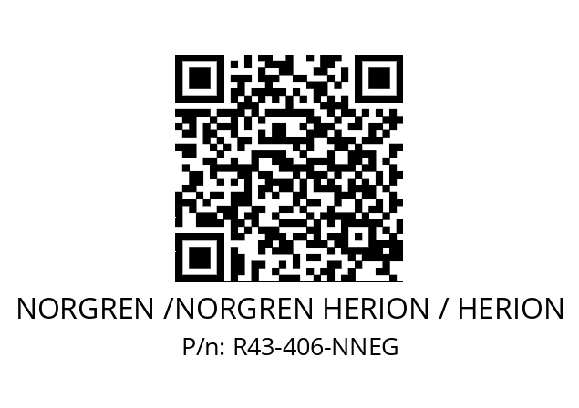 Pressure regulator  NORGREN /NORGREN HERION / HERION R43-406-NNEG