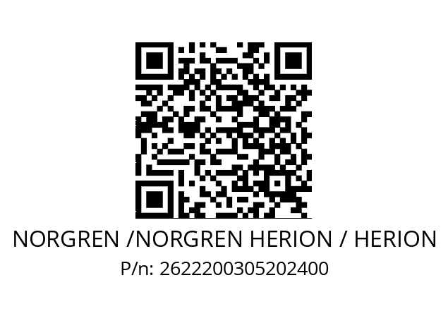   NORGREN /NORGREN HERION / HERION 2622200305202400