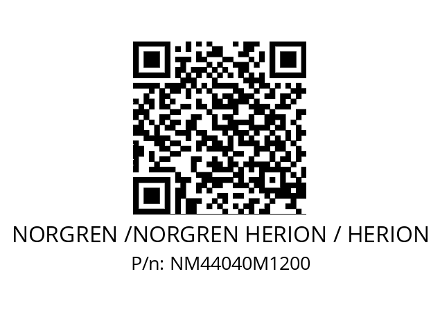   NORGREN /NORGREN HERION / HERION NM44040M1200