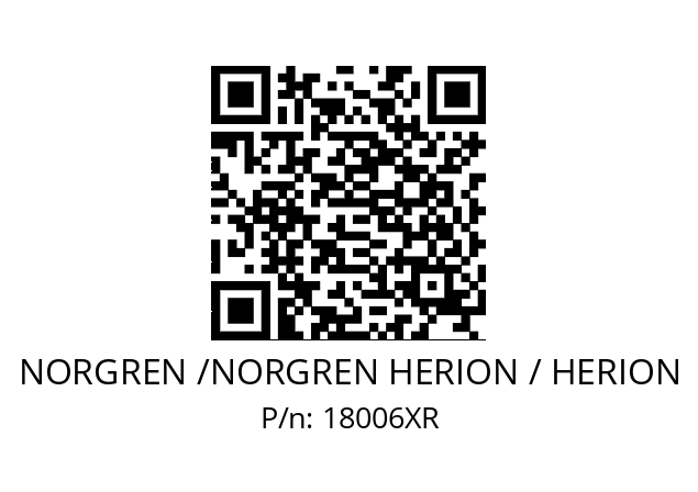   NORGREN /NORGREN HERION / HERION 18006XR