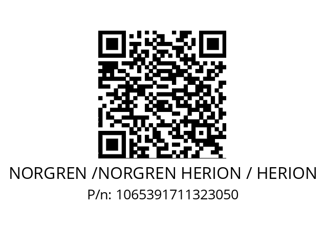   NORGREN /NORGREN HERION / HERION 1065391711323050