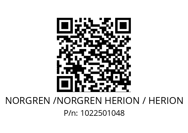   NORGREN /NORGREN HERION / HERION 1022501048