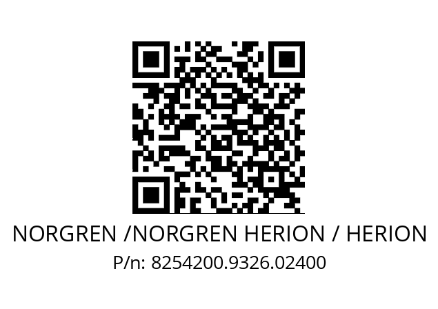   NORGREN /NORGREN HERION / HERION 8254200.9326.02400