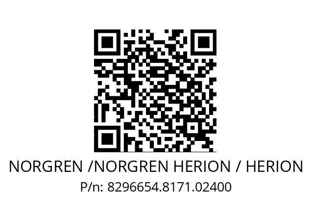   NORGREN /NORGREN HERION / HERION 8296654.8171.02400