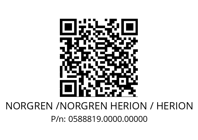   NORGREN /NORGREN HERION / HERION 0588819.0000.00000