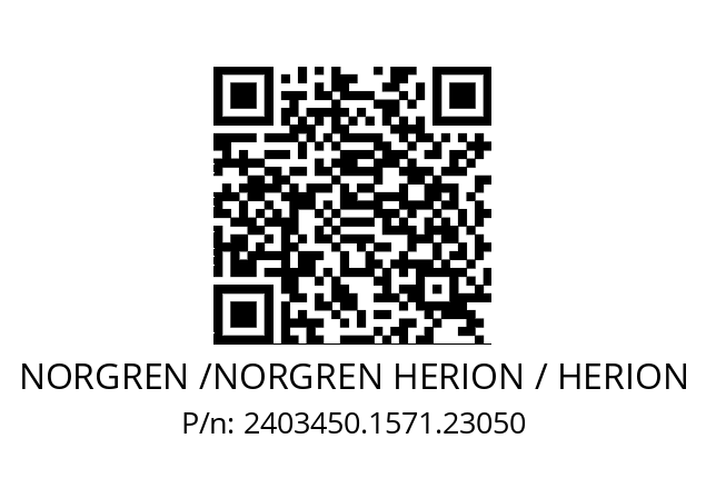   NORGREN /NORGREN HERION / HERION 2403450.1571.23050