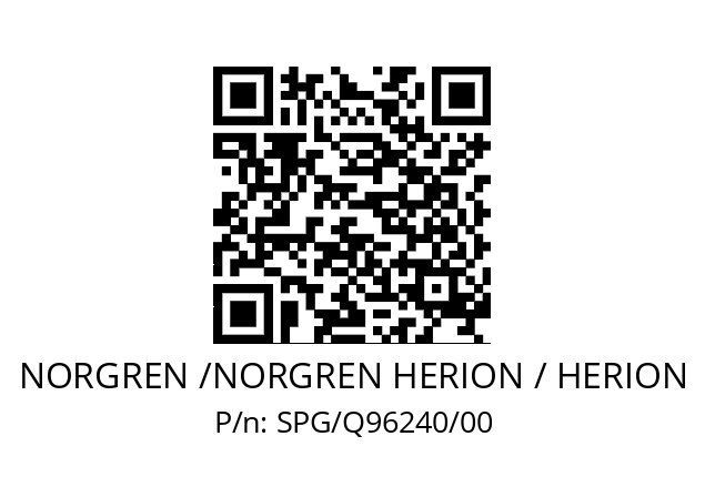 Valve cartridge  NORGREN /NORGREN HERION / HERION SPG/Q96240/00