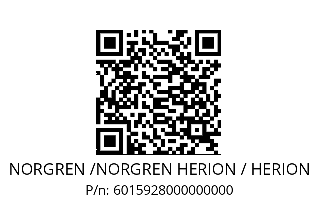   NORGREN /NORGREN HERION / HERION 6015928000000000