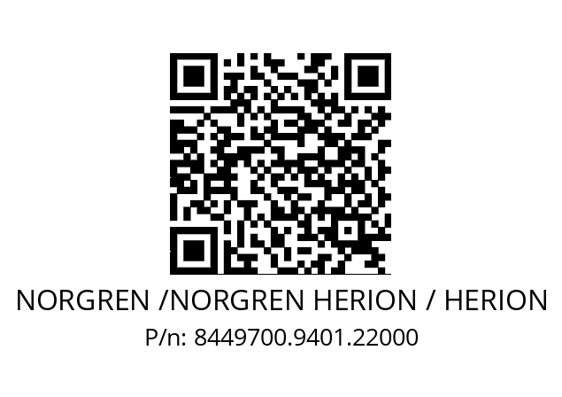   NORGREN /NORGREN HERION / HERION 8449700.9401.22000