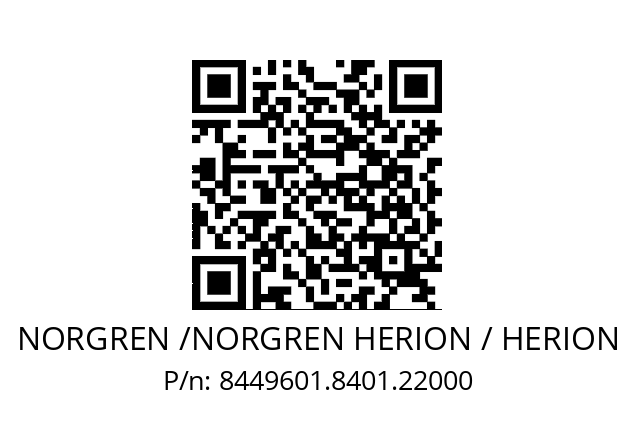   NORGREN /NORGREN HERION / HERION 8449601.8401.22000