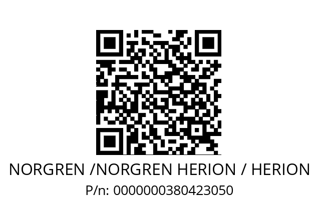   NORGREN /NORGREN HERION / HERION 0000000380423050