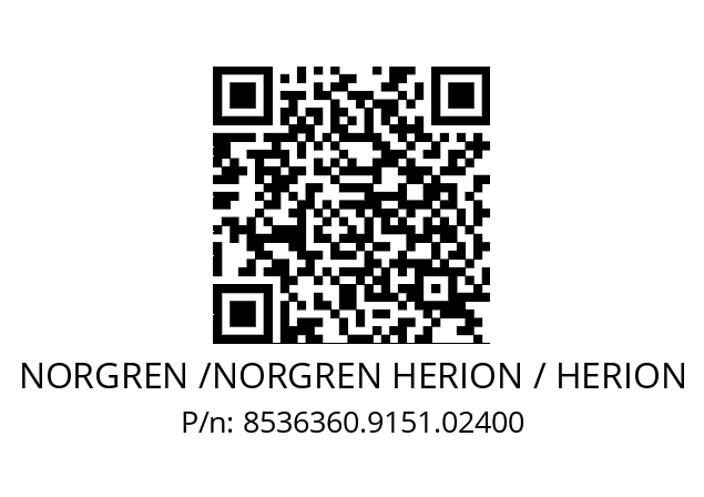   NORGREN /NORGREN HERION / HERION 8536360.9151.02400