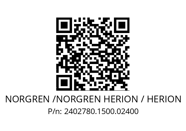   NORGREN /NORGREN HERION / HERION 2402780.1500.02400