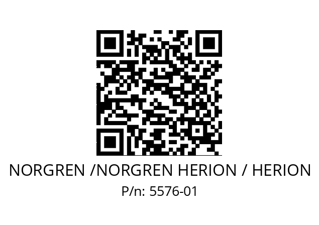   NORGREN /NORGREN HERION / HERION 5576-01