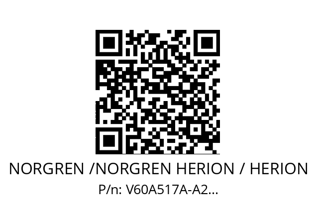 Directional spool valve  NORGREN /NORGREN HERION / HERION V60A517A-A2...