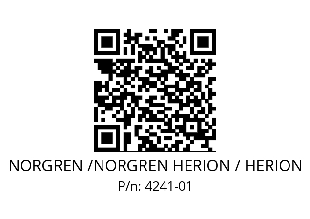   NORGREN /NORGREN HERION / HERION 4241-01