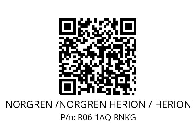 Regulator  NORGREN /NORGREN HERION / HERION R06-1AQ-RNKG