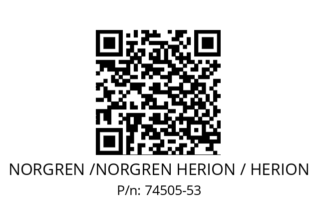   NORGREN /NORGREN HERION / HERION 74505-53