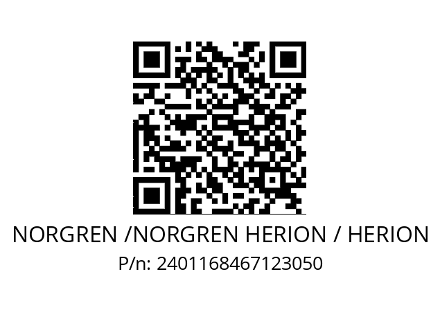   NORGREN /NORGREN HERION / HERION 2401168467123050