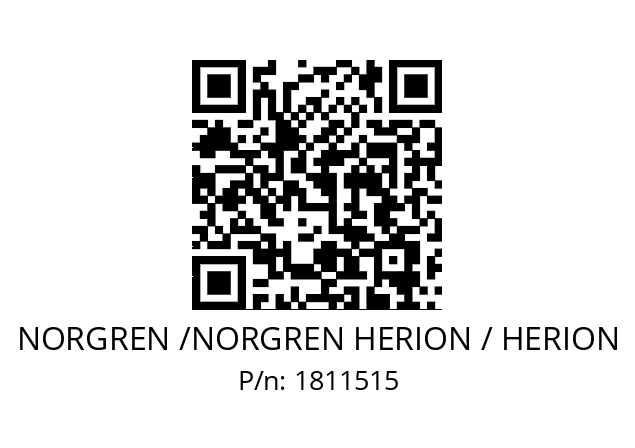   NORGREN /NORGREN HERION / HERION 1811515