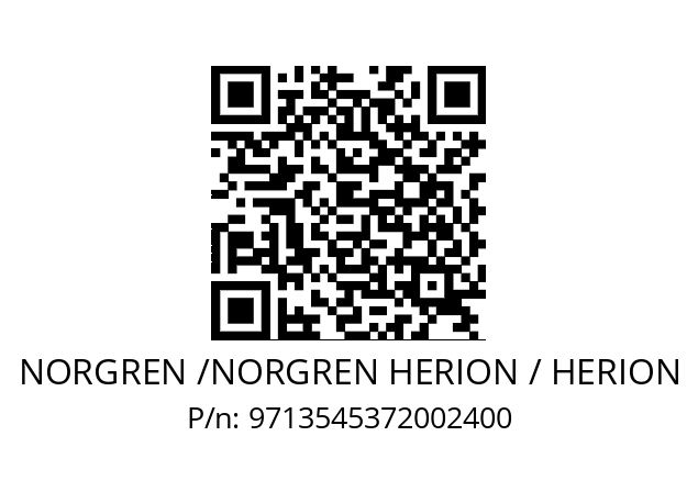   NORGREN /NORGREN HERION / HERION 9713545372002400