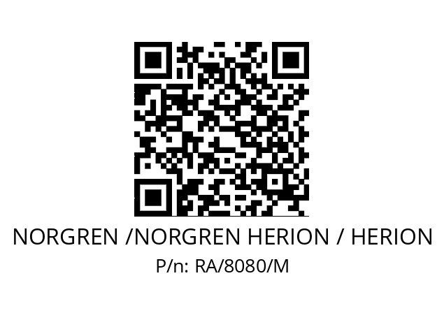   NORGREN /NORGREN HERION / HERION RA/8080/M