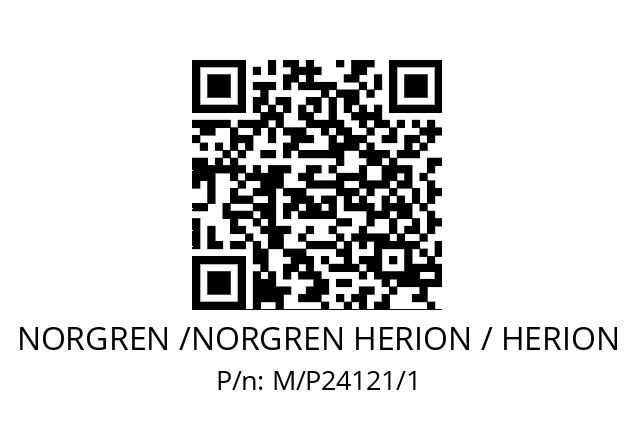   NORGREN /NORGREN HERION / HERION M/P24121/1