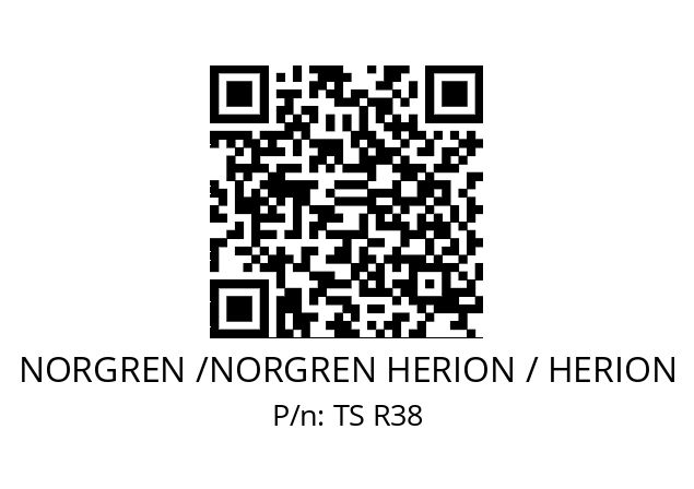   NORGREN /NORGREN HERION / HERION TS R38