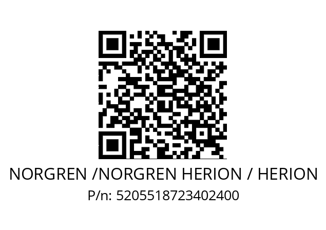   NORGREN /NORGREN HERION / HERION 5205518723402400