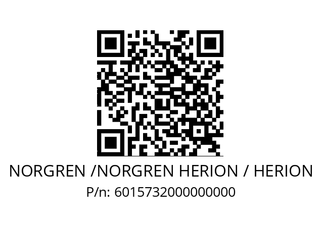   NORGREN /NORGREN HERION / HERION 6015732000000000