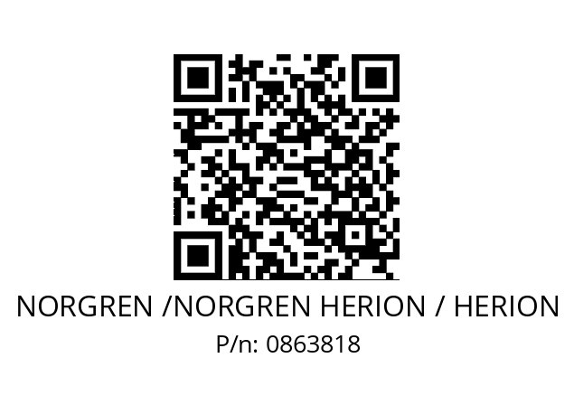   NORGREN /NORGREN HERION / HERION 0863818